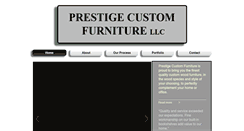 Desktop Screenshot of prestigecustomfurniture.com